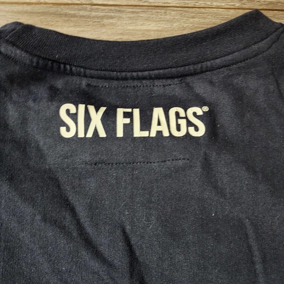 Vintage 90s Looney Tunes Tweety Bird Blue Six Flags Sweatshirt 2XL - Picture 5 of 8